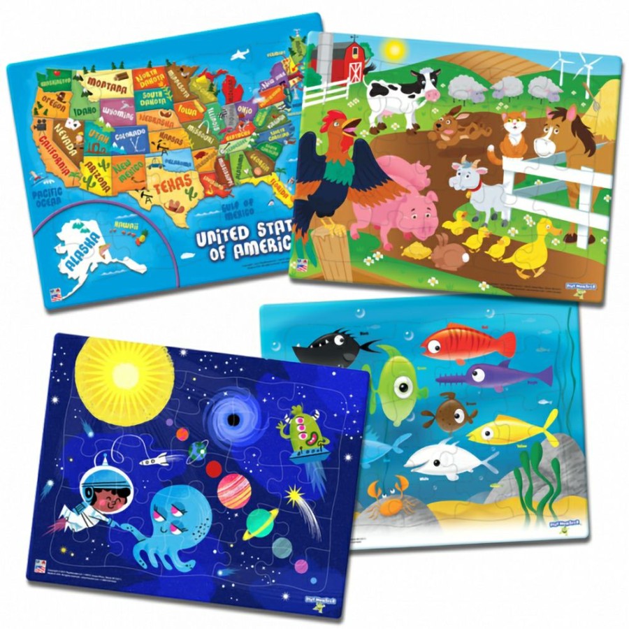 Puzzles playmonster  | 4-Pack Puzzles Colors