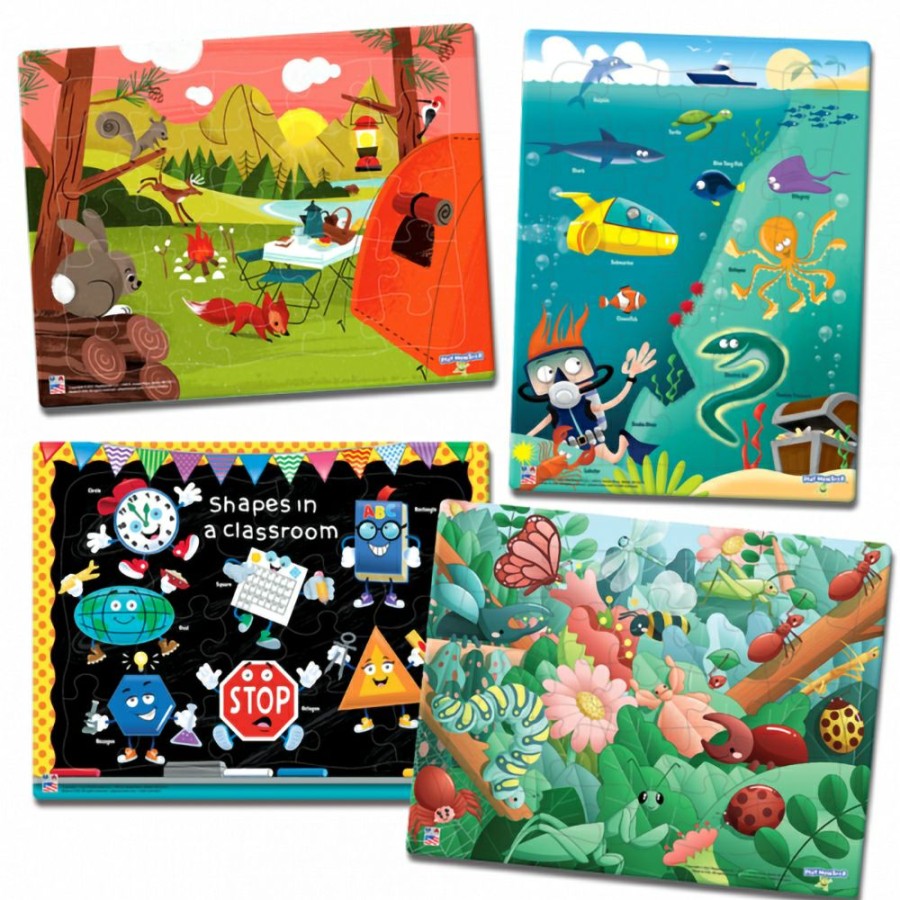 Puzzles playmonster  | 4-Pack Puzzles Shapes